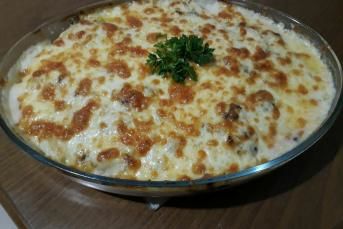 Beşamel Soslu Kıymalı Karnabahar