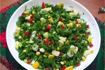 Maydonoz Dereotu Salatası